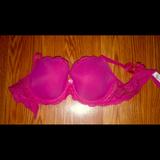 Victoria's Secret Intimates & Sleepwear | 2 Body By Victoria Lined Underwire Pink + Blue | Color: Pink/White | Size: 36c