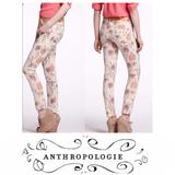 Anthropologie Jeans | Anthropologie Pilcro And Letterpress Floral Jeans | Color: Cream/Pink | Size: 27