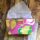 Lilly Pulitzer Makeup | Lilly Pulitzer For Este Lauder Cosmetic Bag | Color: Pink/Yellow | Size: 9 X 5