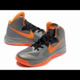 Nike Shoes | 6y Nike Hyperfuse2012 Charcoalblacktotal Orange | Color: Black/Gray | Size: 6y