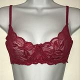 Victoria's Secret Intimates & Sleepwear | 34b Victorias Secret Deep Red Lace Bra | Color: Red | Size: 34b