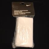 Nike Accessories | Nike Swoosh Double Wide Wristbands | Color: White | Size: Boys Medium