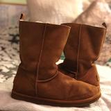 American Eagle Outfitters Shoes | American Eagle Brown Suede Boots | Color: Brown/Tan | Size: 10