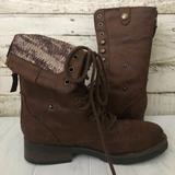 American Eagle Outfitters Shoes | Ae Brown Lace Up Boots, Nwt, Sz 8 | Color: Brown | Size: 8