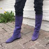 Gucci Shoes | Gucci Purple Suede Boots | Color: Purple | Size: 7.5