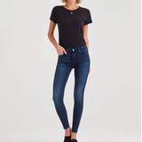 Anthropologie Jeans | 7 For All Mankind The Perfect Skinny Jeans | Color: Blue | Size: 28