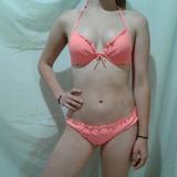 Victoria's Secret Swim | Nwot Victoria's Secret Roushed Bikini | Color: White | Size: 32bs-M