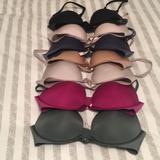 Victoria's Secret Intimates & Sleepwear | 7 Like New Victoria Secret Push Up Bras | Color: Black/Green/Pink | Size: 32c