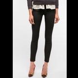 Anthropologie Jeans | Anthropologie Bdg Coated Midrise Twig Ankle Jeans | Color: Black | Size: 26