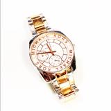 Michael Kors Jewelry | Authentic Michael Kors Watch | Color: Gold/White | Size: Adjustable Extra Links Available