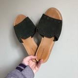 American Eagle Outfitters Shoes | American Eagle Dark Olive Sandals | Color: Green | Size: 9