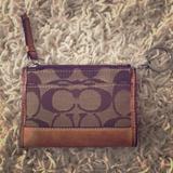 Coach Bags | Coach Change Purse Wkey Ring | Color: Brown | Size: Os