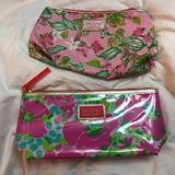 Lilly Pulitzer Bags | 2 Lilly Pulitzer Este Lauder Makeup Bags | Color: Green/Pink | Size: Os