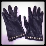 Coach Accessories | Only 1 Pair! Coach Leather Gloves | Color: Black | Size: 78