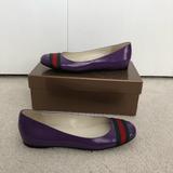 Gucci Shoes | Authentic Gucci Flat | Color: Purple | Size: 37.5