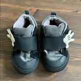 Zara Shoes | Zara Boys Mickey Velcro Slip-On No-Tie Shoes | Color: Black/Gray | Size: 7bb