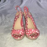 American Eagle Outfitters Shoes | American Eagle Wedges | Color: Pink/White | Size: 7.5