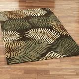 Fern View Rectangle Rug, 8' x 10'6", Expresso