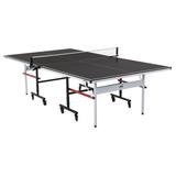 Stiga Foldable Indoor Table Tennis Table Wood/Steel Legs in Black/Brown/Gray, Size 30.0 H x 60.0 W x 108.0 D in | Wayfair T8586