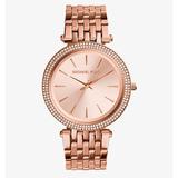 Michael Kors Jewelry | Michael Kors Darci Pave Rose Gold Watch | Color: Gold/Pink | Size: Os