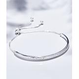 Yeidid International Women's Bracelets - Sterling Silver Diamond-Cut Adjustable Bracelet