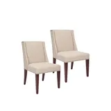Safavieh Set Of 2 Lauren Side Chairs, Beige