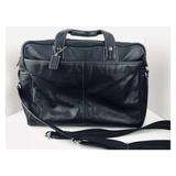 Coach Bags | Coach Leather Laptop Bag Briefcase Business Black | Color: Black | Size: Os