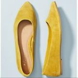 Anthropologie Shoes | Anthropologie Jessica Flats | Color: Red/Tan | Size: 8