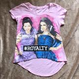 Disney Shirts & Tops | Disney Descendants #Royalty T-Shirt | Color: Pink | Size: 10g