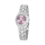 Disney Accessories | Disney's Minnie Mouse Stainless Steel Watch New | Color: Pink/Silver | Size: Os