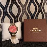 Coach Accessories | Coach Gold Watch | Color: Gold | Size: Os