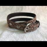 Coach Accessories | Classic Skinny Coach Belt | Color: Brown | Size: Small
