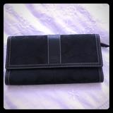 Coach Bags | Coach Classic Trifold Wallet | Color: Black | Size: Os