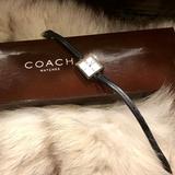 Coach Accessories | Coach Studio Square Ss Watch | Color: Black | Size: Os