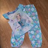 Disney Pajamas | Euc Disney Pajamas | Color: Blue/White | Size: 4tg