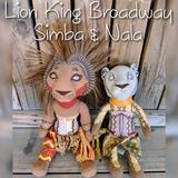 Disney Accents | Lion King Broadway Simba & Nala | Color: Cream/Gray | Size: Os