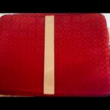 Coach Bags | Beautiful Red Coach Laptop Case | Color: Red | Size: Os