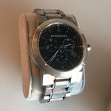 Burberry Accessories | Burberry Mens Watch | Color: Gray/Silver | Size: Os