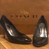 Coach Shoes | Coach Nala Patent Leather Pumps Black 8.5 | Color: Black | Size: 8.5