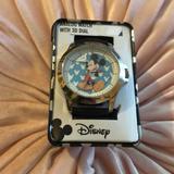 Disney Jewelry | Disney Analog Watch With 3d Dial Brand New In Box | Color: Black | Size: Os