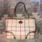 Coach Bags | Coach Heritage Stripe Mini Arm Bag | Color: Pink/White | Size: Os