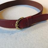 Coach Accessories | Authentic Coach 1 12 Red Leather Belt | Color: Red | Size: Os