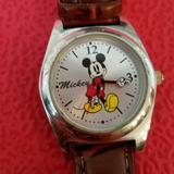 Disney Accessories | Disney Mickey Mouse Watch | Color: Brown/Red | Size: Os
