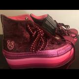 Converse Shoes | Converse X Miley Cyrus Platform High Top Pink | Color: Pink/Purple | Size: 7