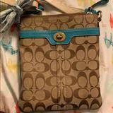 Coach Bags | Coach Swingpack | Color: Blue/Brown | Size: Os