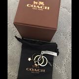 Coach Jewelry | Coach Nwt Stackable Rings | Color: Gold/Silver | Size: 6