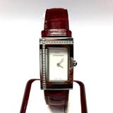 Burberry Accessories | Burberry Diamond And Alligator Watch | Color: Red/Silver | Size: Os