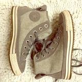 Converse Shoes | Converse Gray High Tops | Color: Gray | Size: 6.5