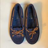 Coach Shoes | Coach Slippers | Color: Blue/Tan | Size: 6