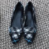 Burberry Shoes | Burberry Flats | Color: Black/Blue/White | Size: 9